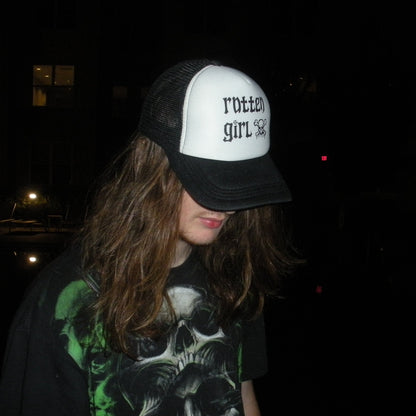 rotten girl trucker hat