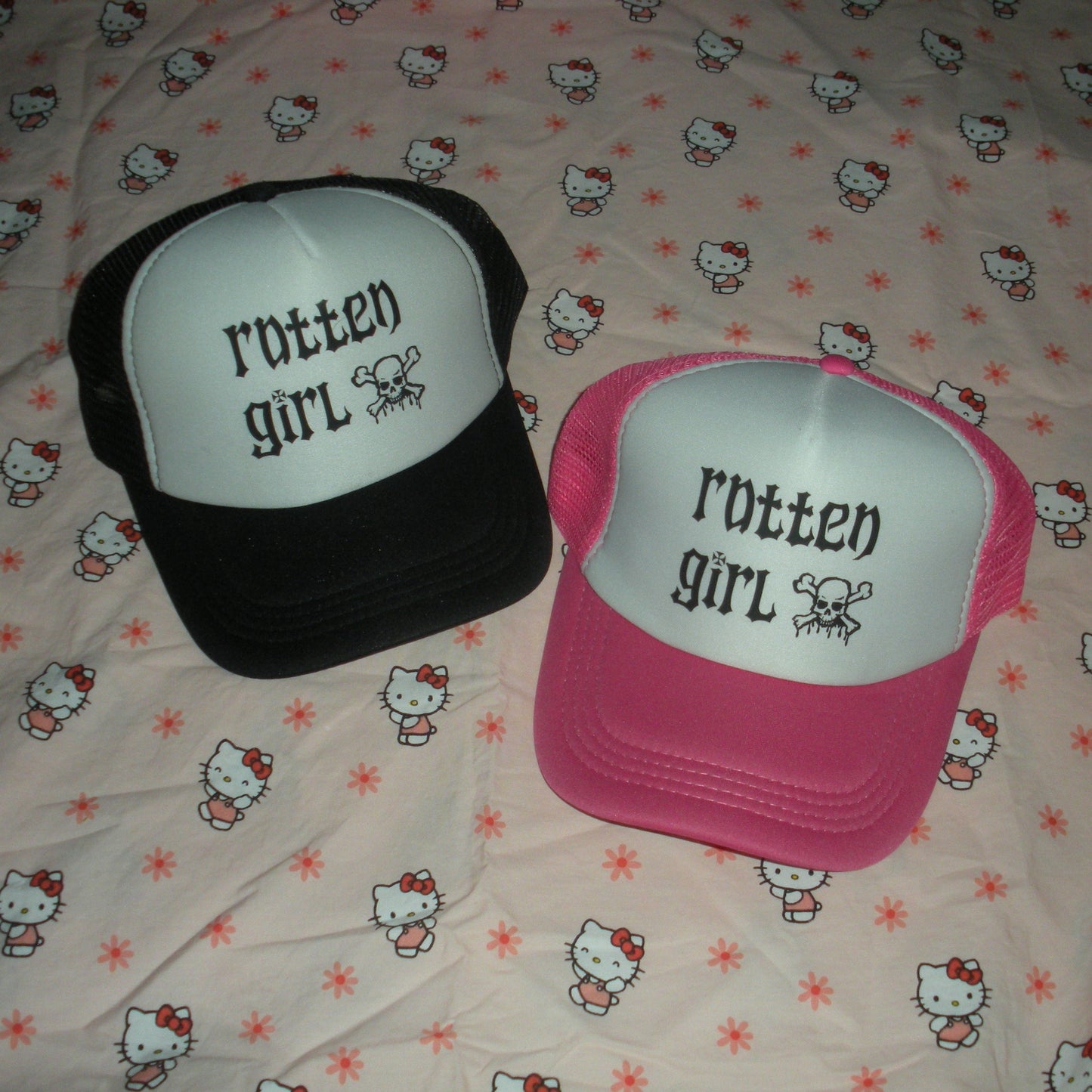 rotten girl trucker hat